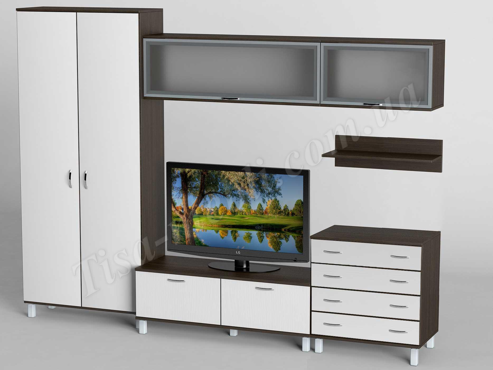 Стінки у вітальню Івано Франківськ, Вітальня 3, меблі в гостинну кімнату